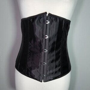 Under Bust Waist Corset Black